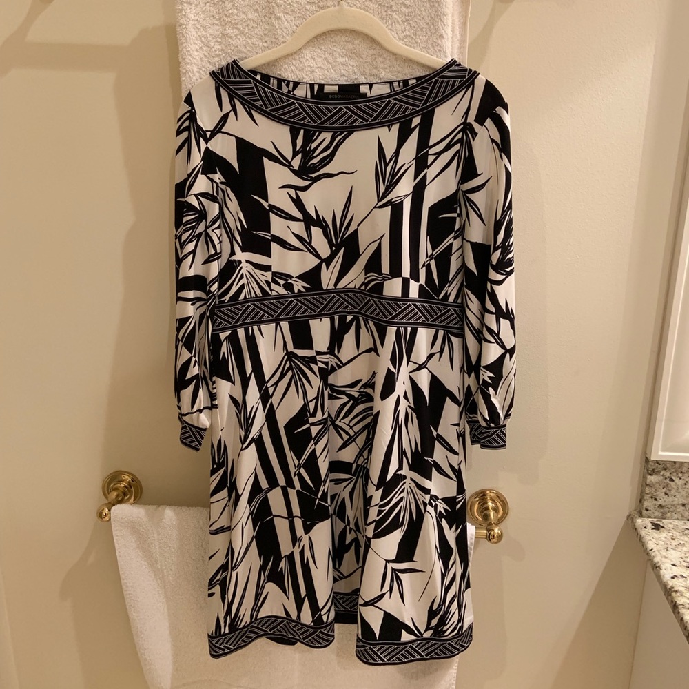 BCBG black & white mini dress